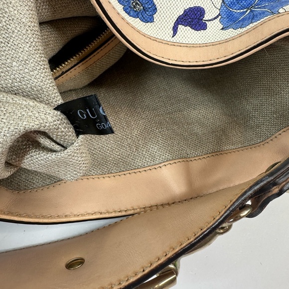 GUCCI FLORA WAVE HORSEBIT shoulder bag - Picture 14 of 15